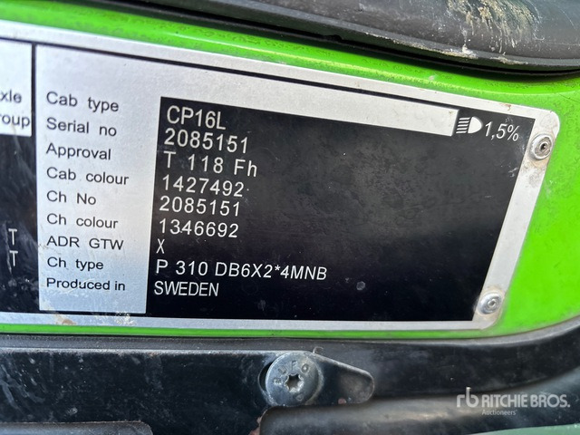 2013 Scania P310 6x2 Side Loader Waste Collection Truck - Sopbil: bild 4 2013 Scania P310 6x2 Side Loader Waste Collection Truck - Sopbil: bild 4