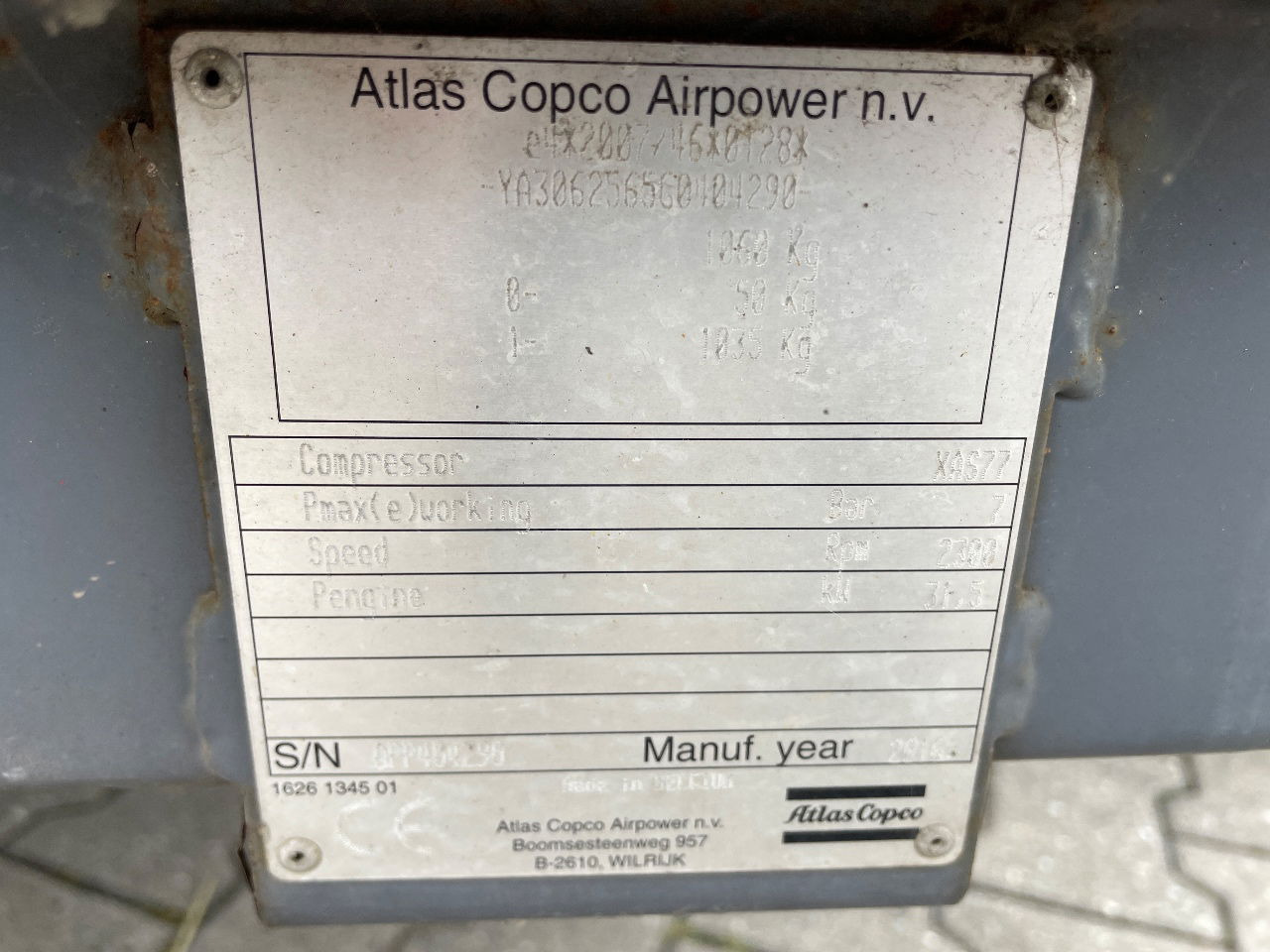 Atlas Copco Xas77 - Luftkompressor: bild 5 Atlas Copco Xas77 - Luftkompressor: bild 5