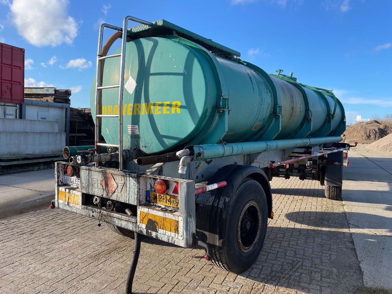 Burg Bitumen tank inox 14.000L - Tanksläp: bild 3 Burg Bitumen tank inox 14.000L - Tanksläp: bild 3