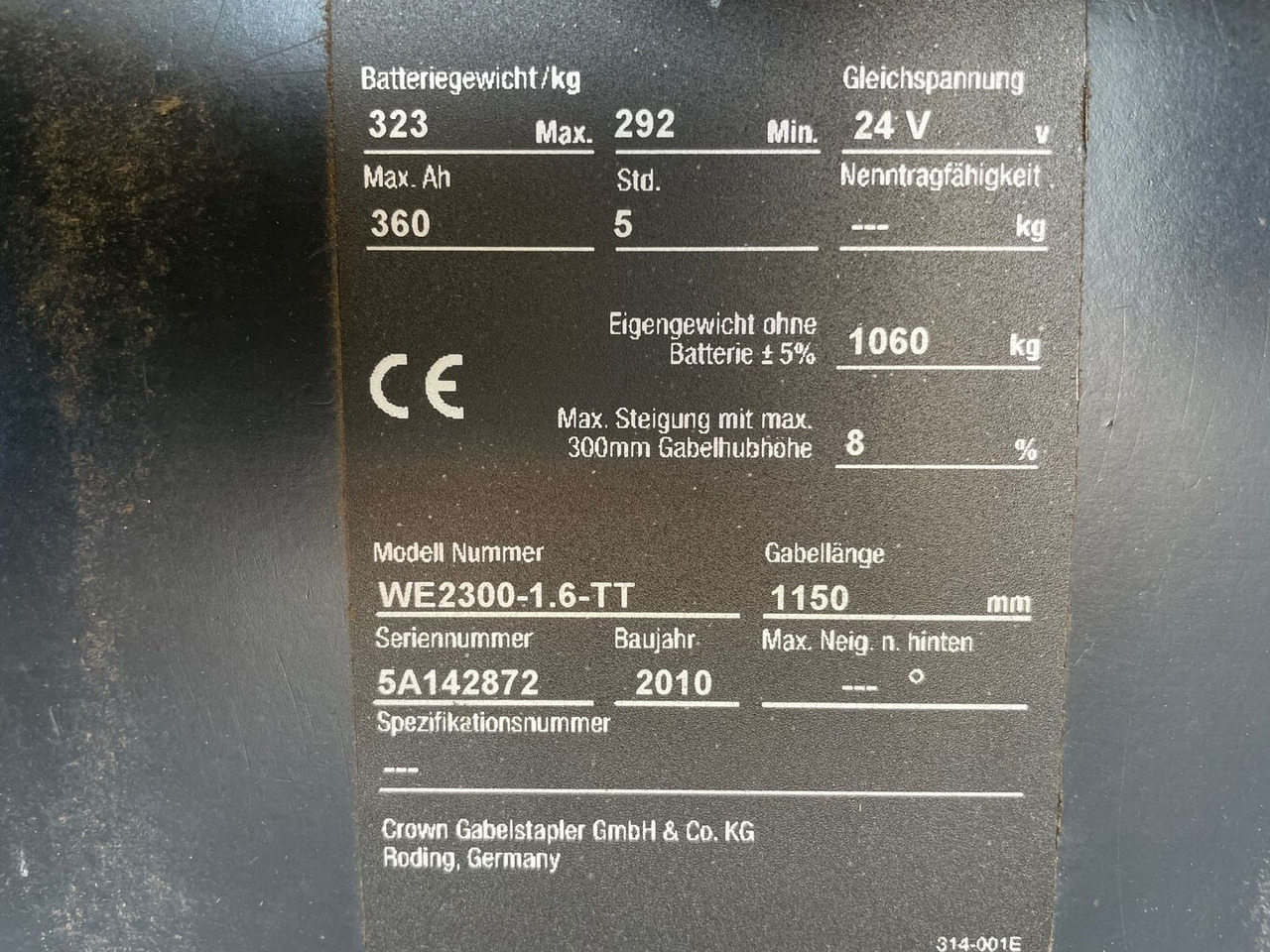 Crown WE2300 1.6 TT - Staplare: bild 5 Crown WE2300 1.6 TT - Staplare: bild 5