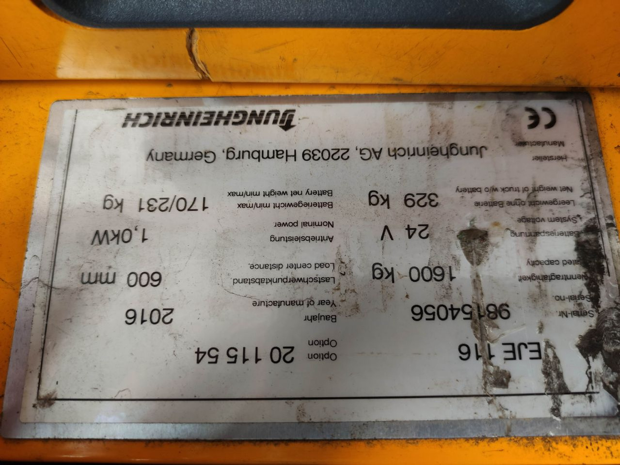 Jungheinrich EJE 116 - Låglyftar: bild 5 Jungheinrich EJE 116 - Låglyftar: bild 5