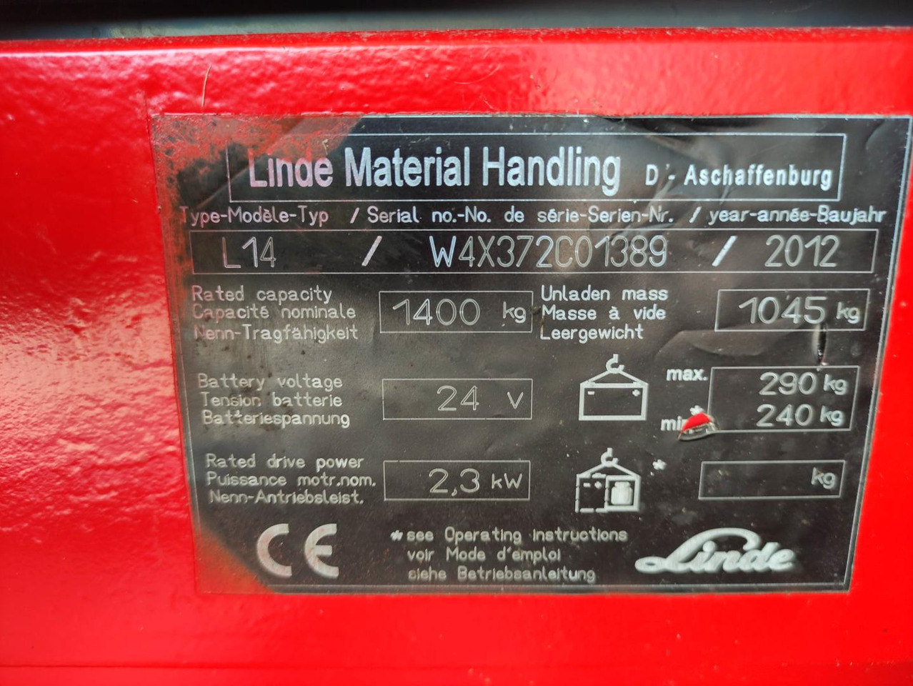 Linde L14-372 - Staplare: bild 5 Linde L14-372 - Staplare: bild 5
