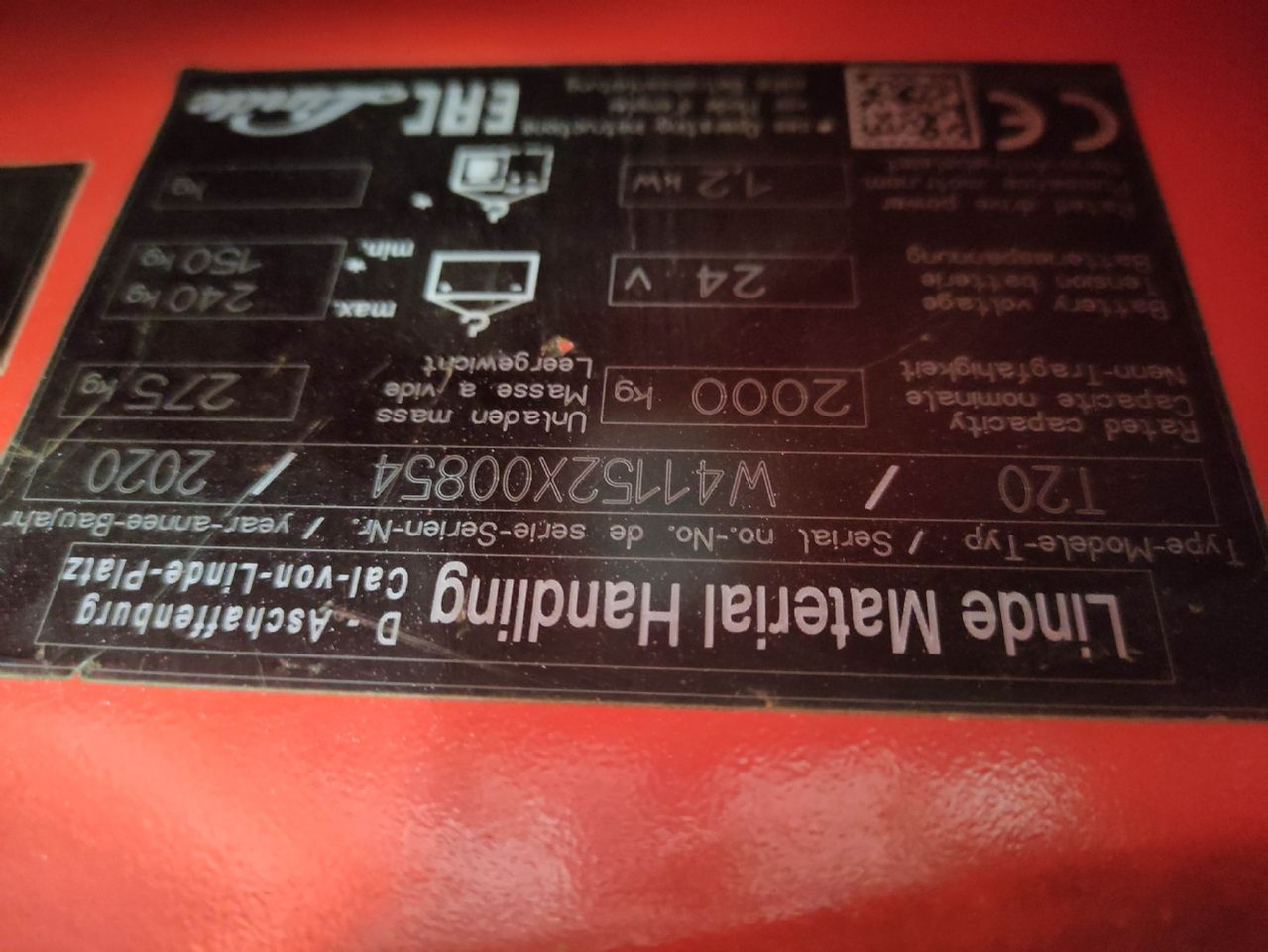 Linde T20-1152 (KDD, UVV und Lack NEU) - Låglyftar: bild 5 Linde T20-1152 (KDD, UVV und Lack NEU) - Låglyftar: bild 5