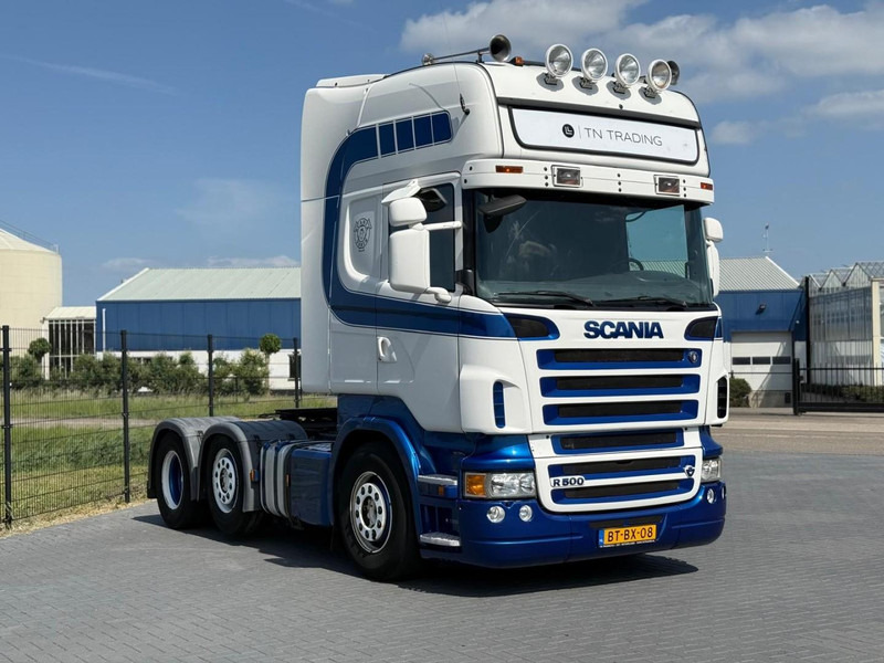 Scania R 500 A 6X2/4 STEERING PUSHER, MANUEL, RETARDER, LEATHER, TOP. - Dragbil: bild 1 Scania R 500 A 6X2/4 STEERING PUSHER, MANUEL, RETARDER, LEATHER, TOP. - Dragbil: bild 1