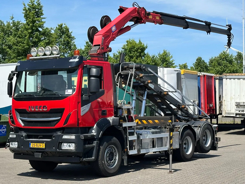 Iveco Stralis 400 6x2 HMF 1720 K3 Kraan Met 24T HTS Kabel Systeem / Rotator / Euro 6 - Lastbil med kabelsystem, Kranbil: bild 1 Iveco Stralis 400 6x2 HMF 1720 K3 Kraan Met 24T HTS Kabel Systeem / Rotator / Euro 6 - Lastbil med kabelsystem, Kranbil: bild 1