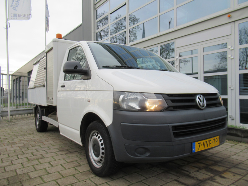 Volkswagen Transporter T5 2.0i 85KW L2H1 CNG aardgas + Benzine Veegvuilkipper - Transportbil med tippflak: bild 3 Volkswagen Transporter T5 2.0i 85KW L2H1 CNG aardgas + Benzine Veegvuilkipper - Transportbil med tippflak: bild 3