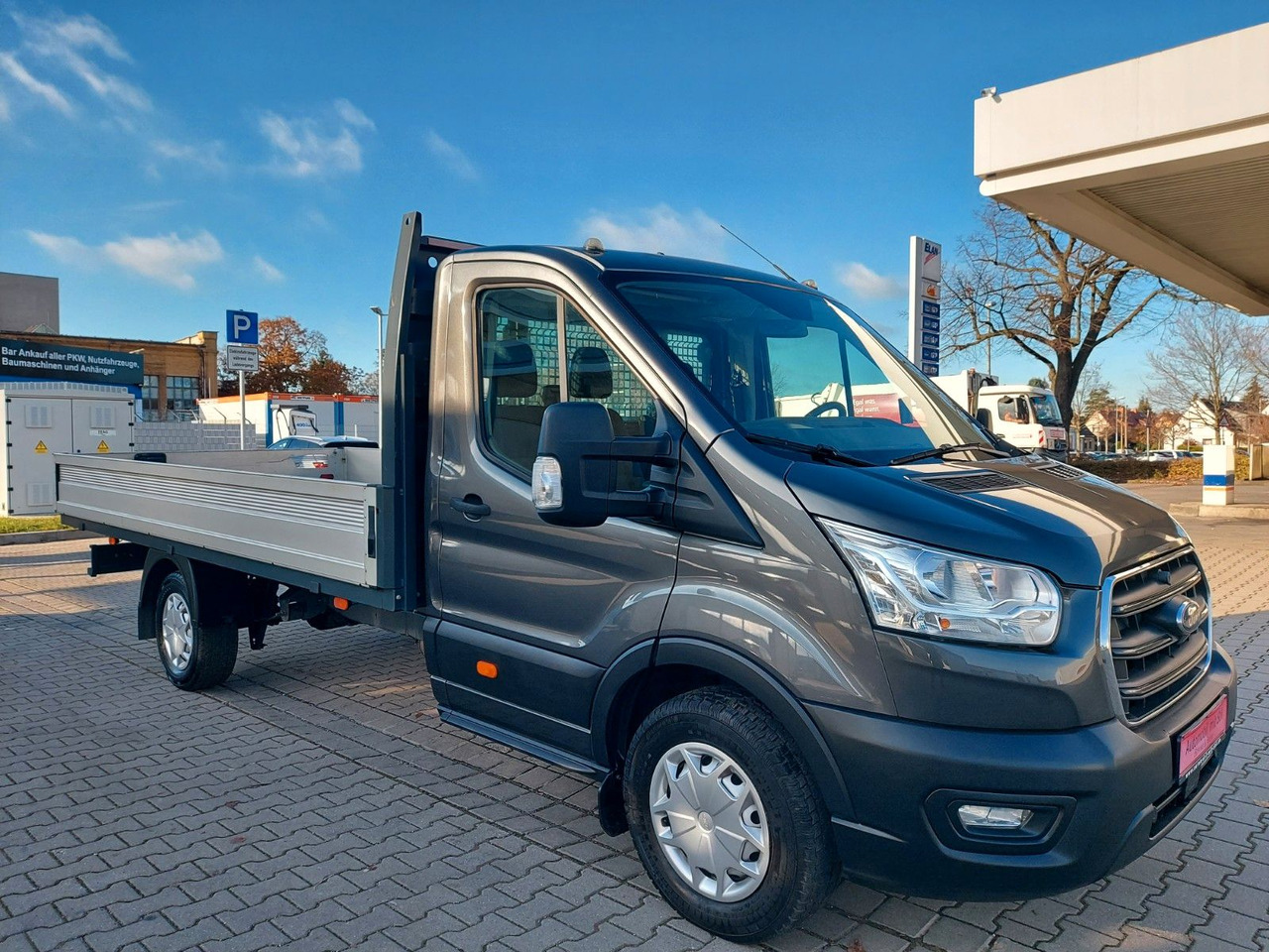 Ford Transit Pritsche 350 L4 extra lang Luftfeder - Transportbil med flak: bild 1 Ford Transit Pritsche 350 L4 extra lang Luftfeder - Transportbil med flak: bild 1