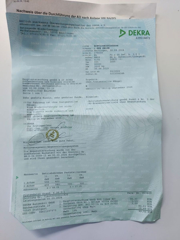 Iveco Daily 35s16 KOFFER LBW KLIMA - Volymskåp: bild 3 Iveco Daily 35s16 KOFFER LBW KLIMA - Volymskåp: bild 3