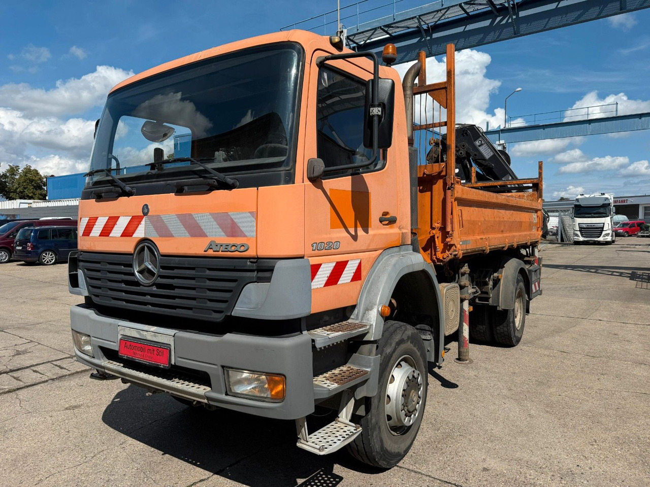 Mercedes-Benz ATEGO 1828 4X4 MEILER + HIAB KRAN 144 FS-3 - Tippbil lastbil, Kranbil: bild 5 Mercedes-Benz ATEGO 1828 4X4 MEILER + HIAB KRAN 144 FS-3 - Tippbil lastbil, Kranbil: bild 5