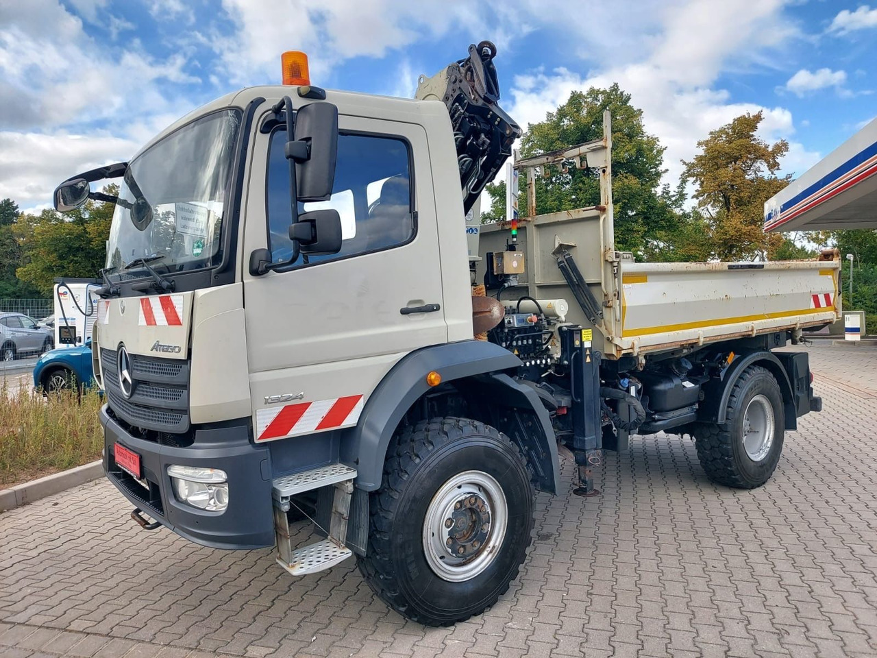 Mercedes-Benz Atego / 1324 MEILLER 4X4 KRAN ATLAS 116.3 Kipper - Tippbil lastbil, Kranbil: bild 1 Mercedes-Benz Atego / 1324 MEILLER 4X4 KRAN ATLAS 116.3 Kipper - Tippbil lastbil, Kranbil: bild 1