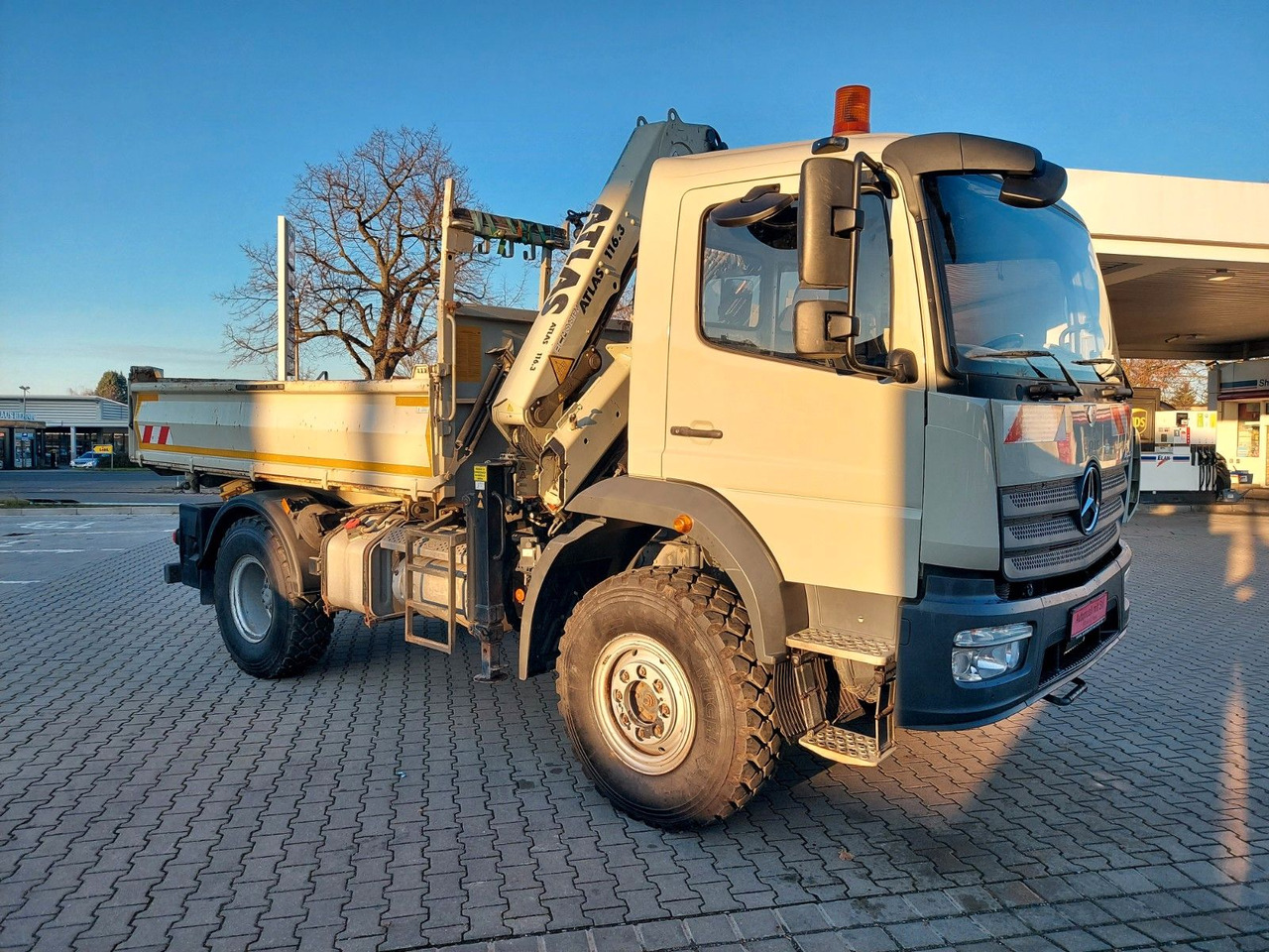Mercedes-Benz Atego / 1324 MEILLER 4X4 KRAN ATLAS 116.3 Kipper - Tippbil lastbil, Kranbil: bild 2 Mercedes-Benz Atego / 1324 MEILLER 4X4 KRAN ATLAS 116.3 Kipper - Tippbil lastbil, Kranbil: bild 2