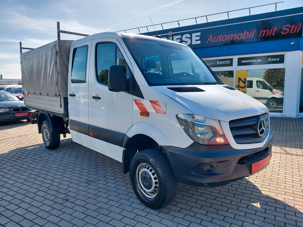 Mercedes-Benz Sprinter II Pritsche DoKa 316 CDI 4X4 Klima - Transportbil med kapell, Dubbelhytt transportbil: bild 1 Mercedes-Benz Sprinter II Pritsche DoKa 316 CDI 4X4 Klima - Transportbil med kapell, Dubbelhytt transportbil: bild 1