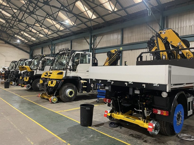 UNIMOG - Kranbil: bild 3 UNIMOG - Kranbil: bild 3