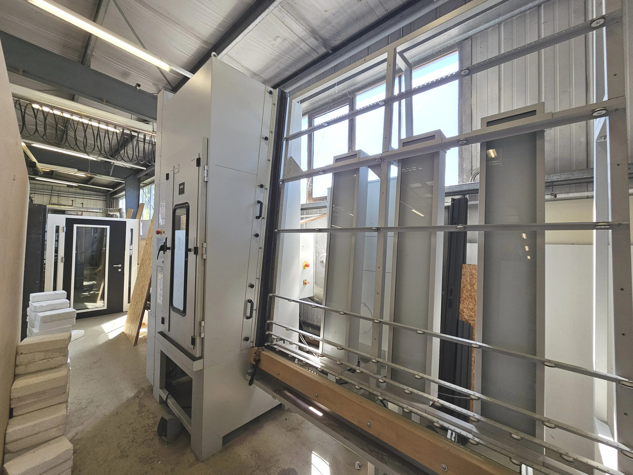 1 Stk. Glasscheiben Strahlanlage (MHG) - Maskin: bild 1 1 Stk. Glasscheiben Strahlanlage (MHG) - Maskin: bild 1