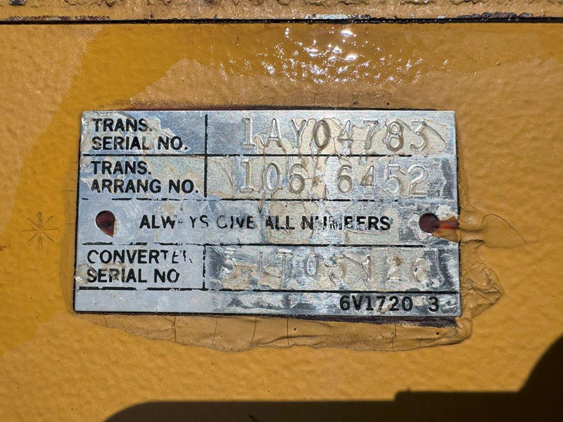 Caterpillar transmission for 980G series 1 and 2 NVT - Transmission för Byggmaskiner: bild 3 Caterpillar transmission for 980G series 1 and 2 NVT - Transmission för Byggmaskiner: bild 3