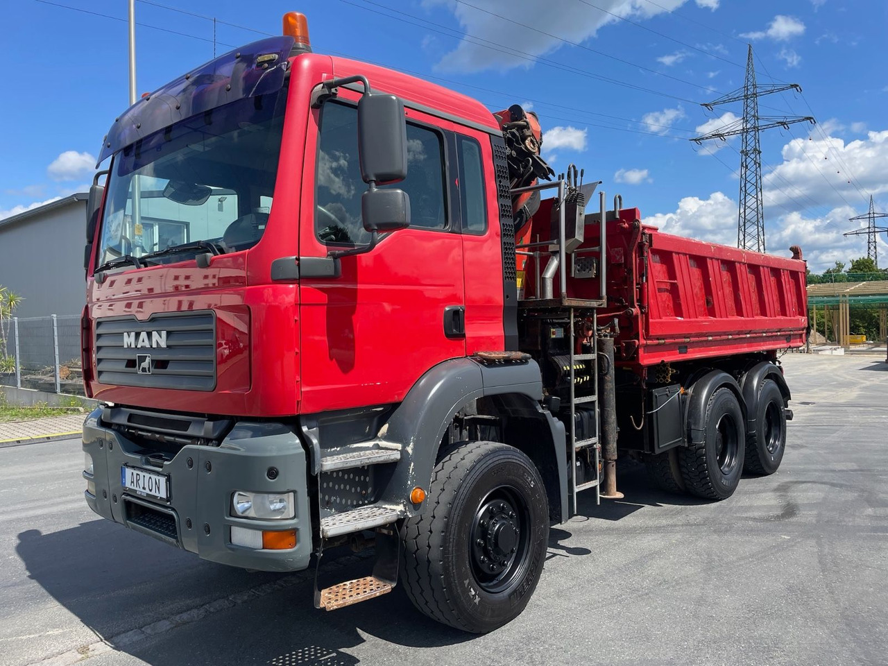 MAN TGA 26.360 6x6H Dreiseitenkipper/Kran/PALFINGER - Tippbil lastbil, Kranbil: bild 3 MAN TGA 26.360 6x6H Dreiseitenkipper/Kran/PALFINGER - Tippbil lastbil, Kranbil: bild 3