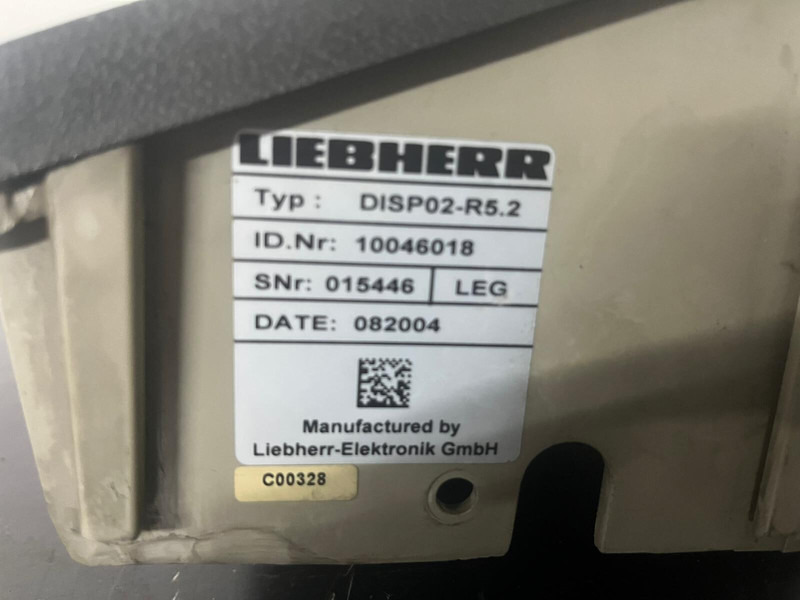 Liebherr DISP02-R5.2 - Instrumentbräda: bild 2 Liebherr DISP02-R5.2 - Instrumentbräda: bild 2