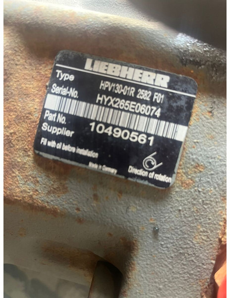 Liebherr R974B / R974 / R974 Li / A974B - Hydraulpump: bild 4 Liebherr R974B / R974 / R974 Li / A974B - Hydraulpump: bild 4