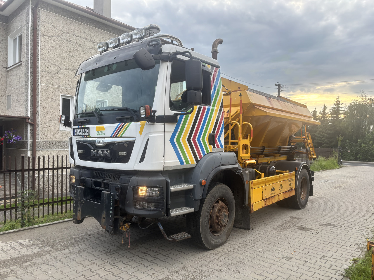 MAN TGM 18.290 4X4 BB GRITTER/SPREADER/PLOUGH - Plogbil: bild 2 MAN TGM 18.290 4X4 BB GRITTER/SPREADER/PLOUGH - Plogbil: bild 2