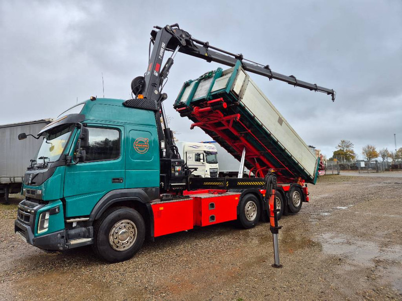 Volvo FMX 500 8x4 // HIAB X-HIPRO 262 EP-5 // 3-Tipper - Kranbil: bild 1 Volvo FMX 500 8x4 // HIAB X-HIPRO 262 EP-5 // 3-Tipper - Kranbil: bild 1
