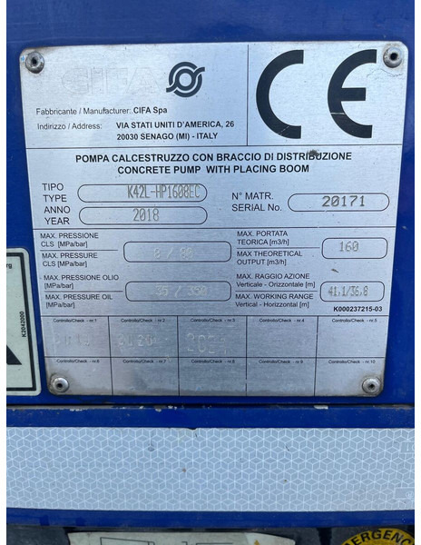 Volvo FMX K-series 42 L - Stationär betongpump: bild 4 Volvo FMX K-series 42 L - Stationär betongpump: bild 4