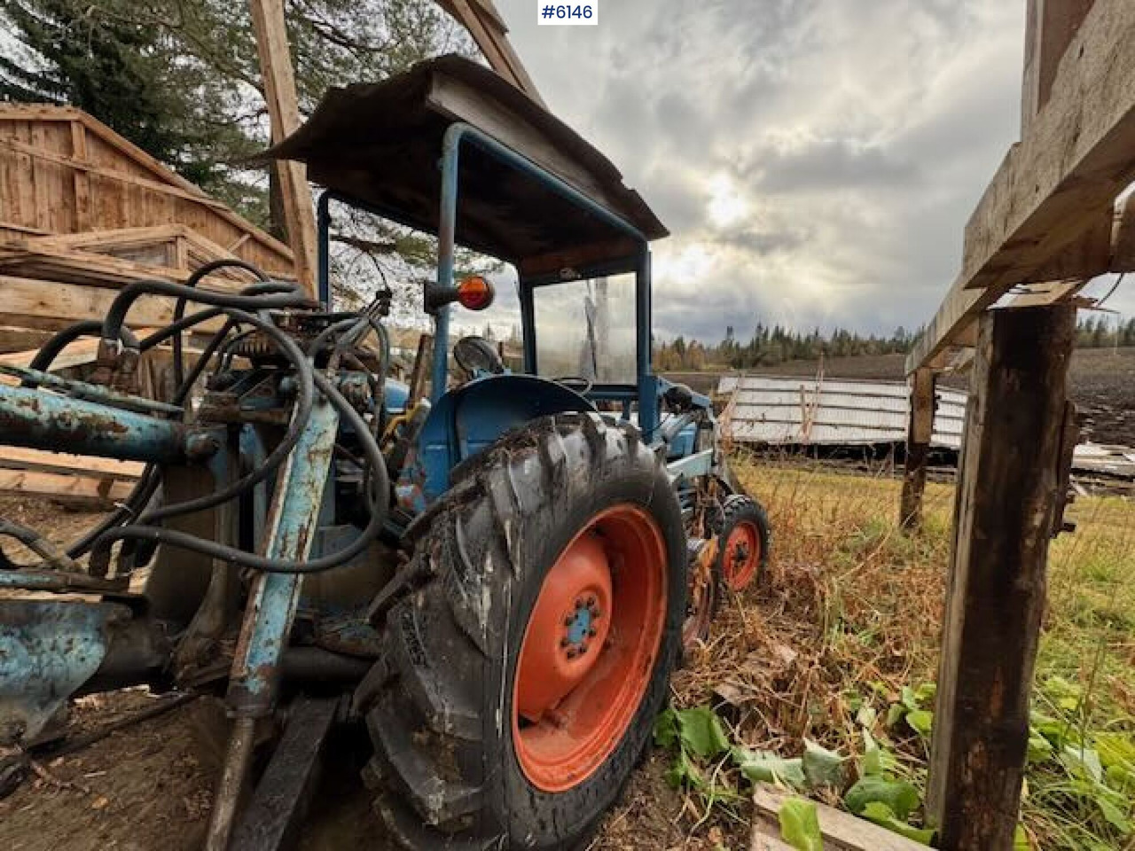 1962 Fordson Dexta with Hamjern backhoe attachment - Traktor: bild 5 1962 Fordson Dexta with Hamjern backhoe attachment - Traktor: bild 5