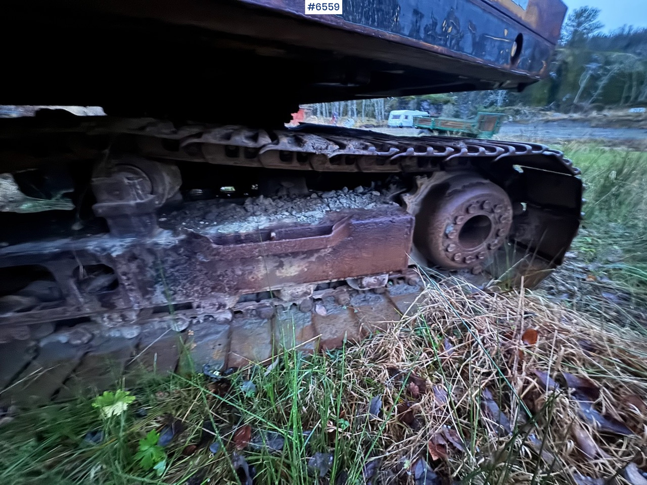 Grävmaskin 1985 Hymas 82R excavator w/ toothed bucket and narrow bucket!: bild 14