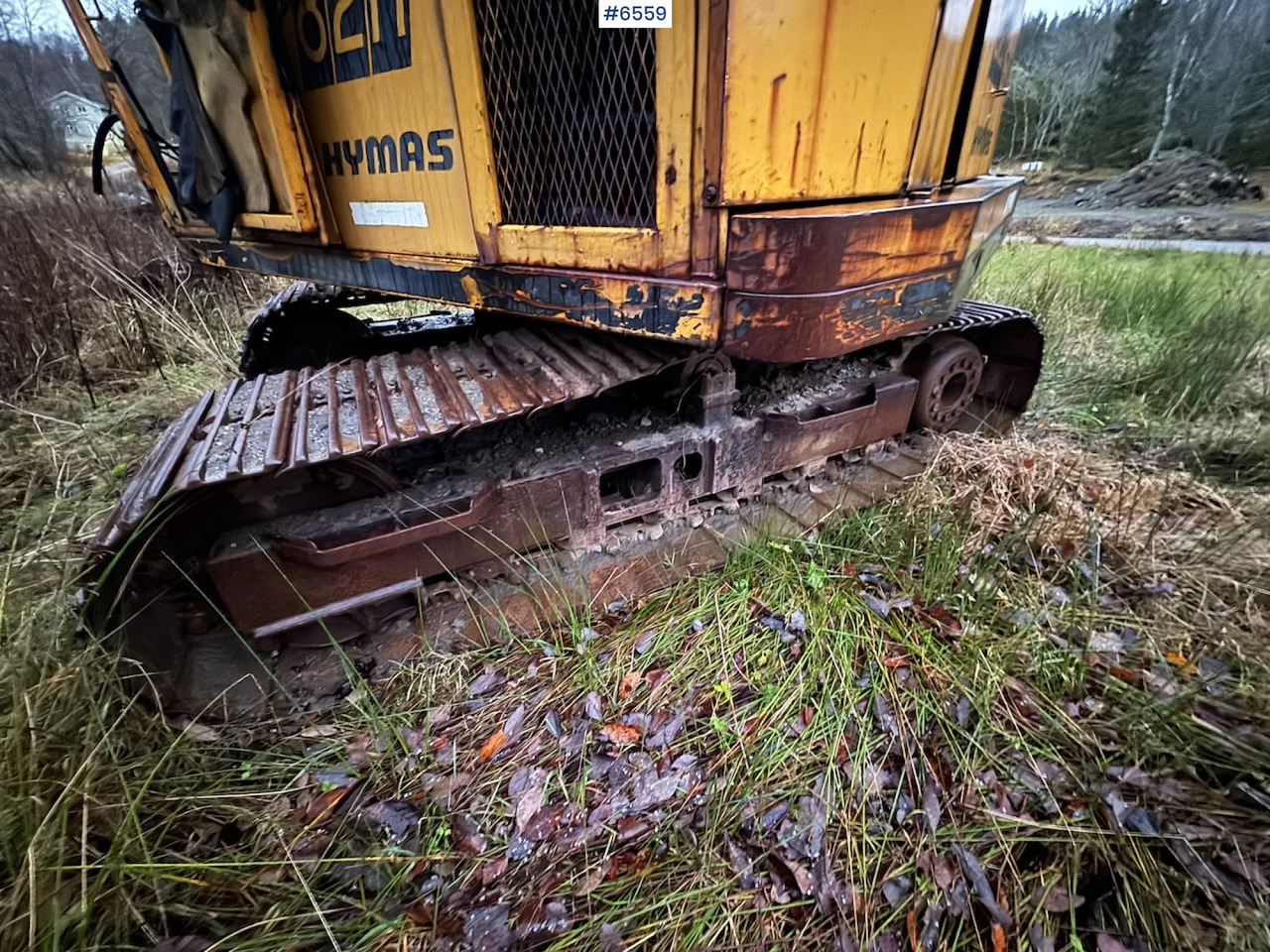 Grävmaskin 1985 Hymas 82R excavator w/ toothed bucket and narrow bucket!: bild 13