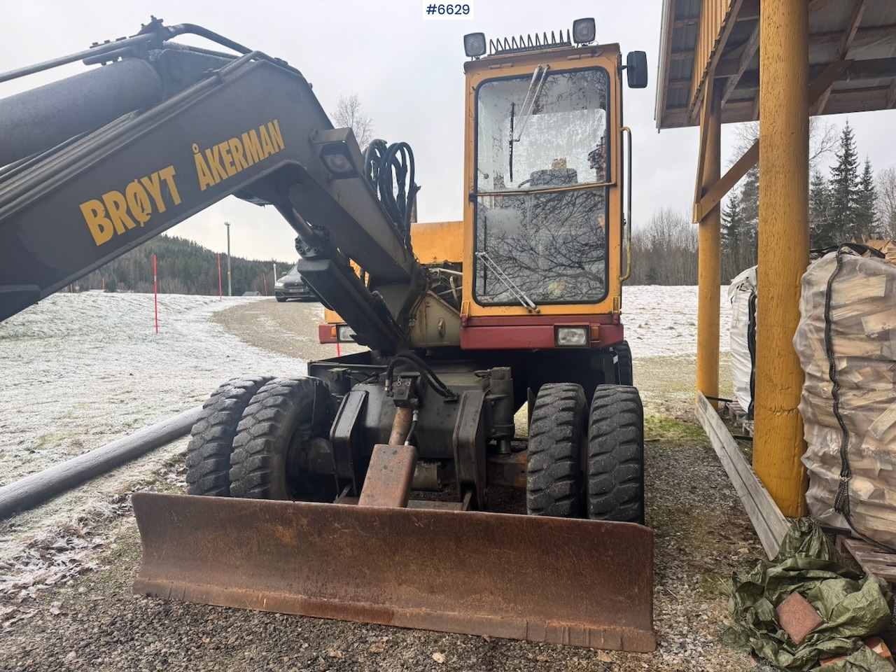 Grävmaskin 1987 Åkerman H3M Wheel excavator w/ 4 buckets.: bild 12