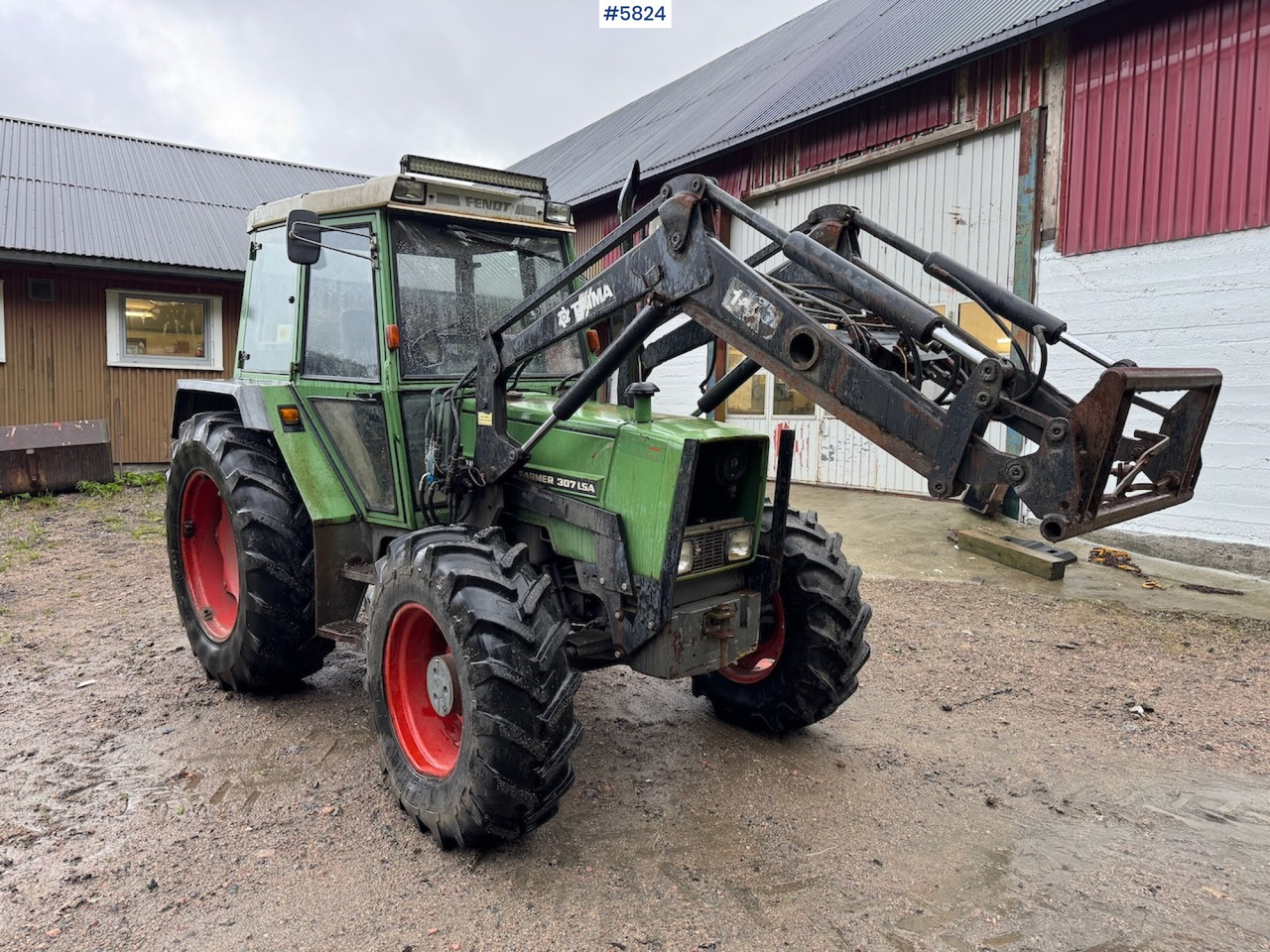 1991 Fendt Farmer 307 LSA w/ front loader. - Traktor: bild 4 1991 Fendt Farmer 307 LSA w/ front loader. - Traktor: bild 4