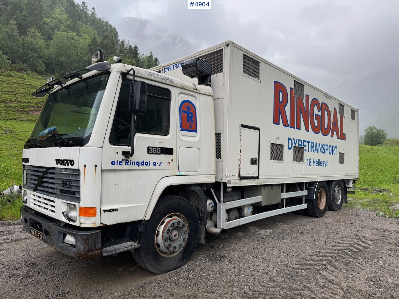 1996 Volvo FL12 6x2 Animal transport. - Djurtransport lastbil: bild 4 1996 Volvo FL12 6x2 Animal transport. - Djurtransport lastbil: bild 4