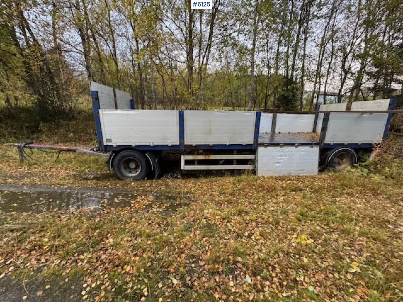 2001 Istrail 3 axle flatbed trailer - Låg lastare trailer: bild 5 2001 Istrail 3 axle flatbed trailer - Låg lastare trailer: bild 5