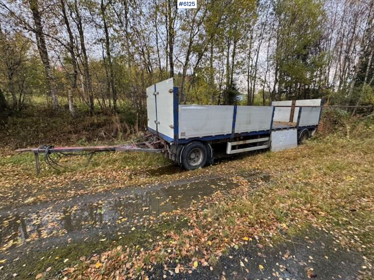 2001 Istrail 3 axle flatbed trailer - Låg lastare trailer: bild 1 2001 Istrail 3 axle flatbed trailer - Låg lastare trailer: bild 1