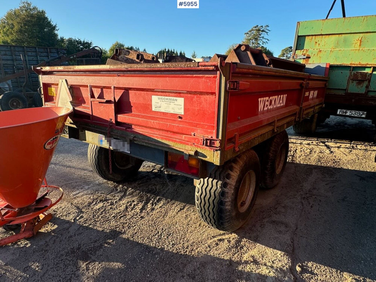 2011 Weckman WS100 - Traktorvagn: bild 5 2011 Weckman WS100 - Traktorvagn: bild 5