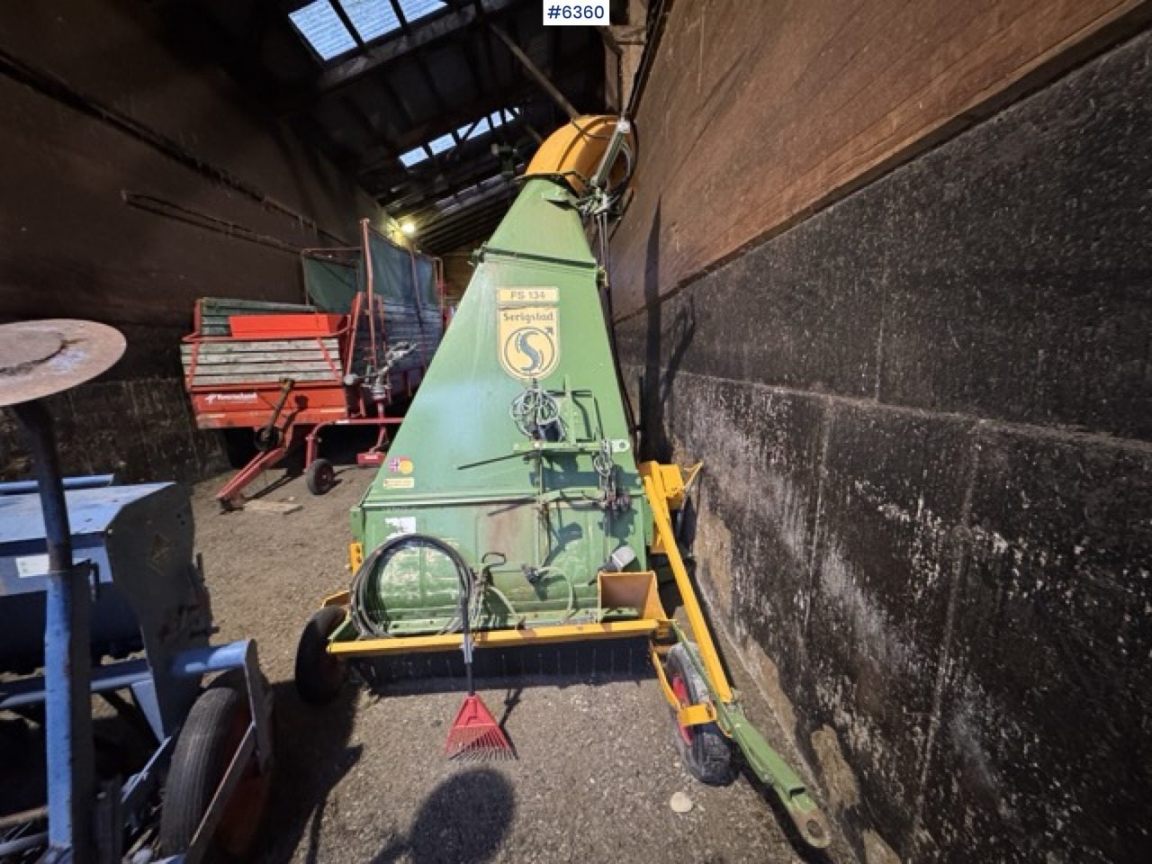 2017 Serigstad FS134 with support trailer - Utrustning för vallskörd: bild 1 2017 Serigstad FS134 with support trailer - Utrustning för vallskörd: bild 1