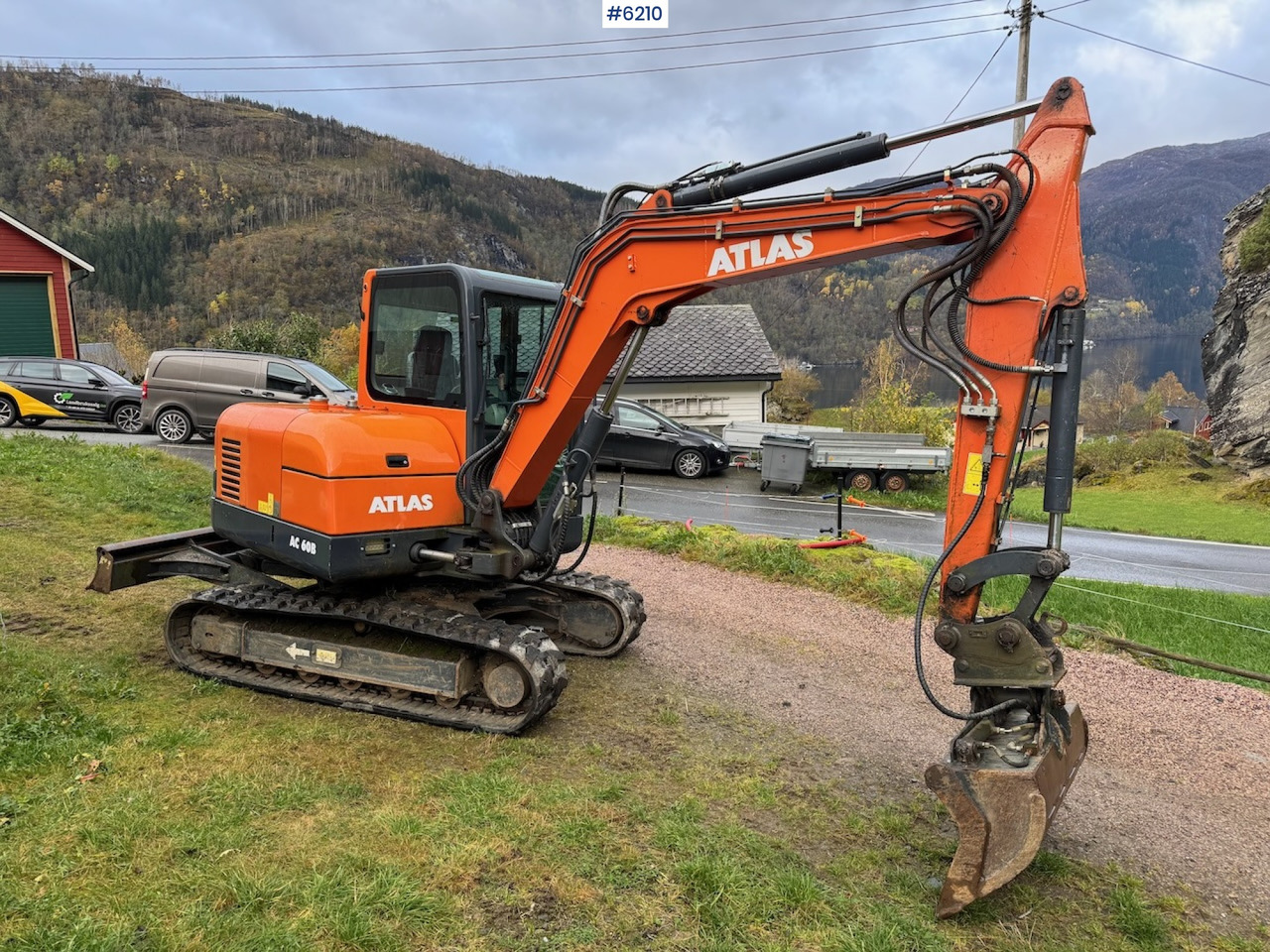 2019 Atlas AC 60B with 3 buckets, grapple, and spike. Low hours!! - Grävmaskin: bild 3 2019 Atlas AC 60B with 3 buckets, grapple, and spike. Low hours!! - Grävmaskin: bild 3