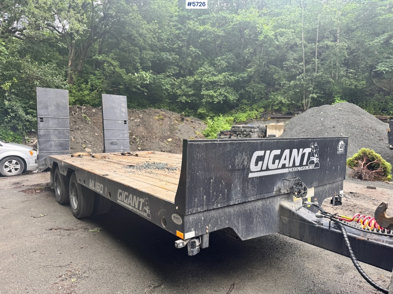 Låg lastare trailer 2023 Gigant ML-160 Machine trailer for tractor.: bild 6 Låg lastare trailer 2023 Gigant ML-160 Machine trailer for tractor.: bild 6