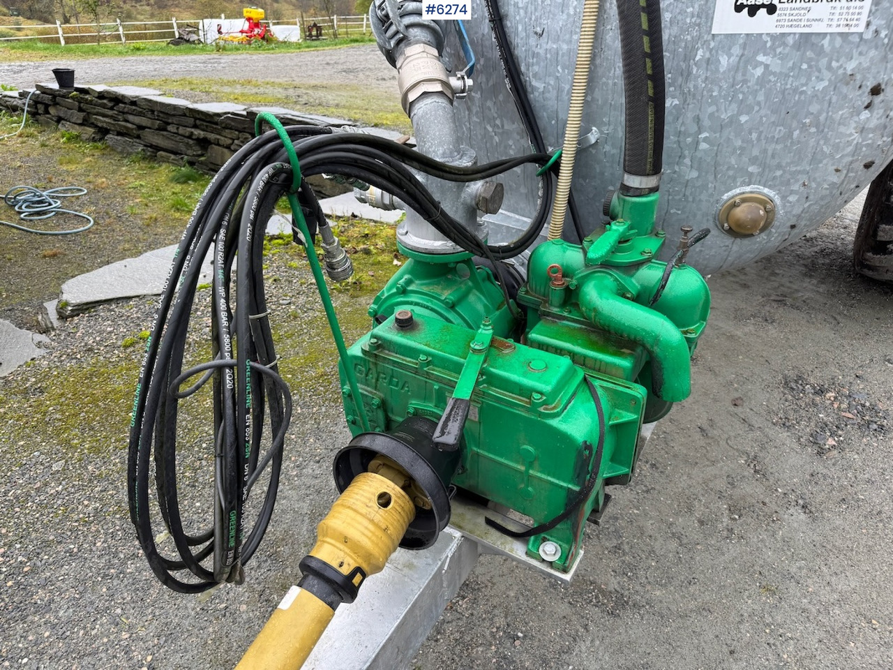 2024 Garcia C-60 6000 liter manure wagon w/ vacuum, combi and cannon. - Gödseltunna: bild 5 2024 Garcia C-60 6000 liter manure wagon w/ vacuum, combi and cannon. - Gödseltunna: bild 5