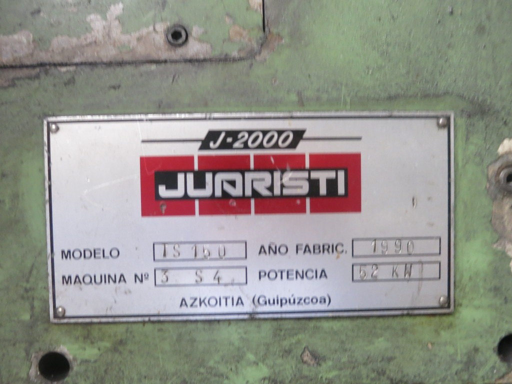 JUARISTI TS 150 - Metallbearbetningsmaskin: bild 5 JUARISTI TS 150 - Metallbearbetningsmaskin: bild 5