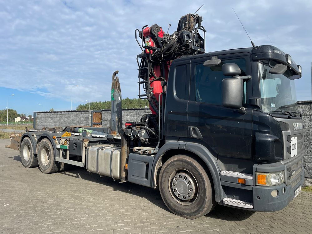 Scania P 400 6X2 Hakowiec Skibicki HDS GRACO - Lastväxlare lastbil, Kranbil: bild 1 Scania P 400 6X2 Hakowiec Skibicki HDS GRACO - Lastväxlare lastbil, Kranbil: bild 1