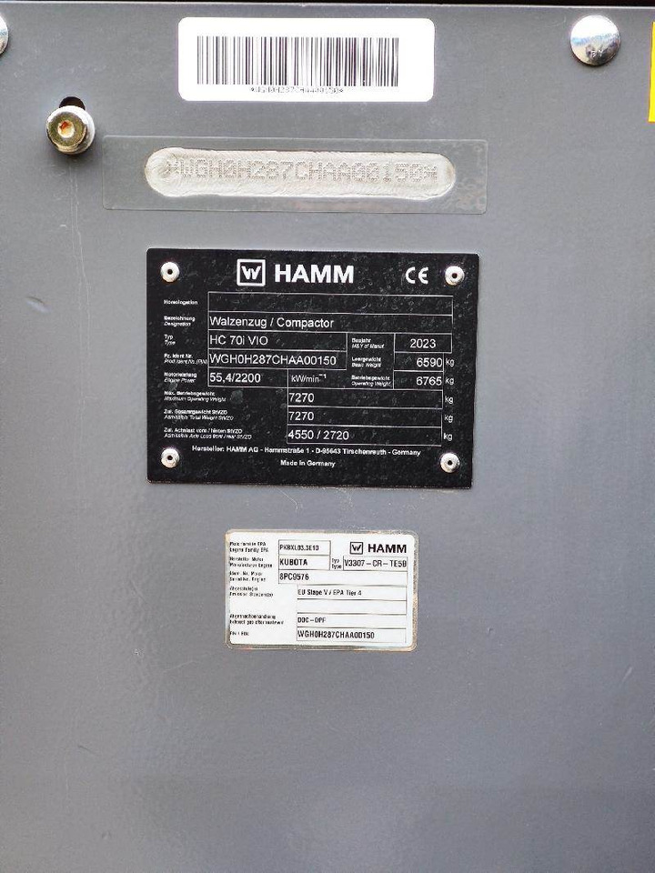 Hamm HC70i VIO - Kompaktor: bild 5 Hamm HC70i VIO - Kompaktor: bild 5