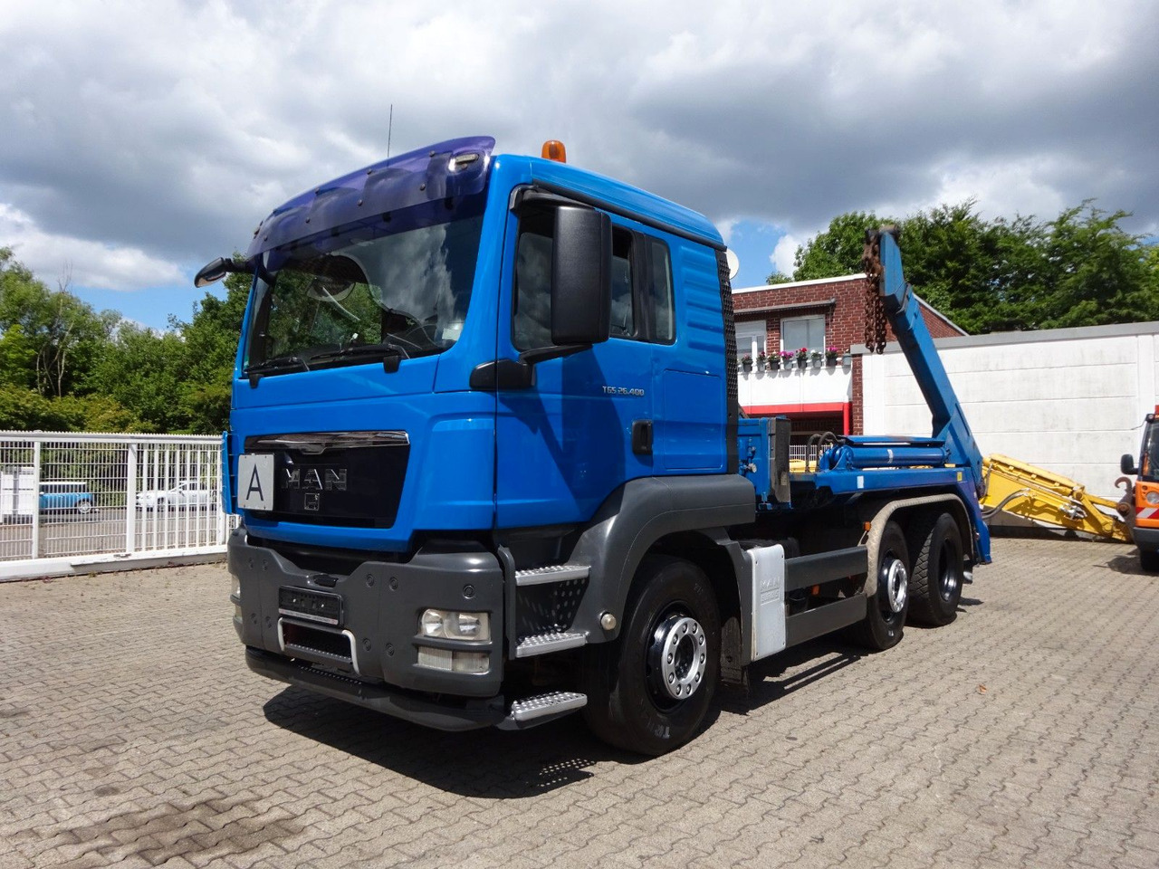 MAN 26.400 TGS MEILLER Absetzkipper + Lenkachse - Tippbil lastbil: bild 4 MAN 26.400 TGS MEILLER Absetzkipper + Lenkachse - Tippbil lastbil: bild 4