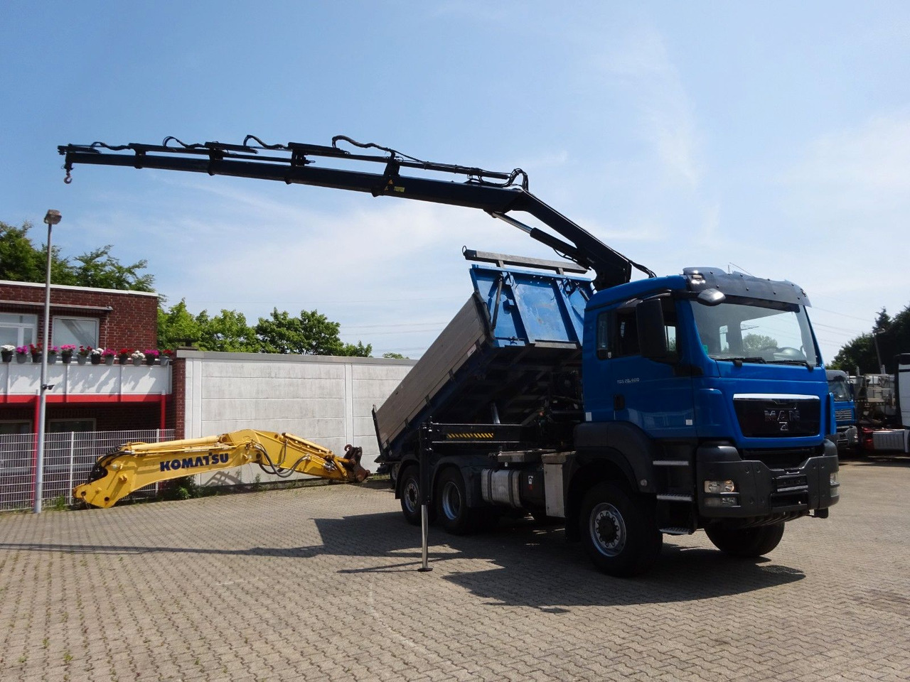 MAN 28.400 TGS 3Skipper+HIAB 166 E-4 HIPRPO 6x4-4 - Tippbil lastbil, Kranbil: bild 4 MAN 28.400 TGS 3Skipper+HIAB 166 E-4 HIPRPO 6x4-4 - Tippbil lastbil, Kranbil: bild 4