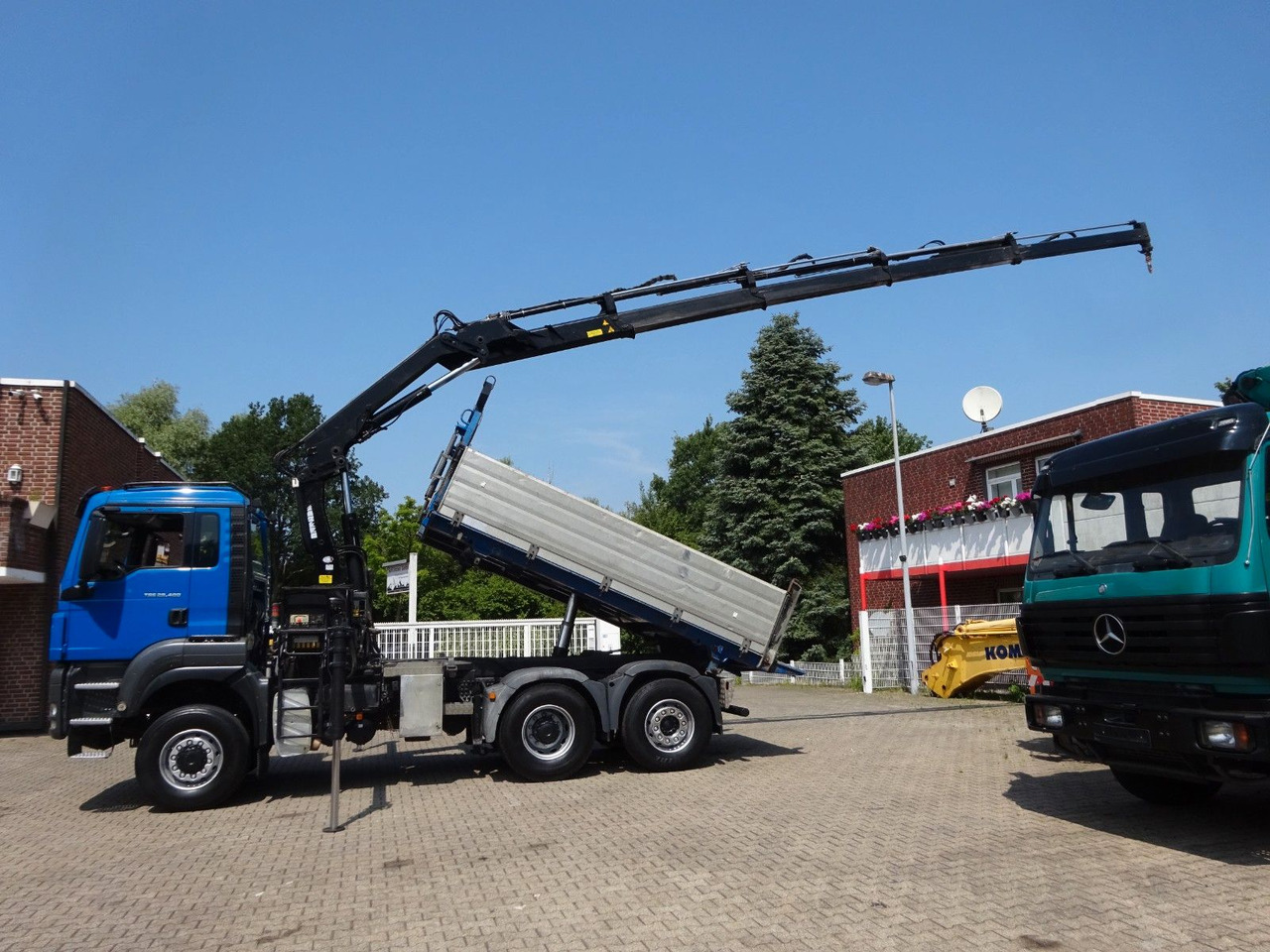 MAN 28.400 TGS 3Skipper+HIAB 166 E-4 HIPRPO 6x4-4 - Tippbil lastbil, Kranbil: bild 3 MAN 28.400 TGS 3Skipper+HIAB 166 E-4 HIPRPO 6x4-4 - Tippbil lastbil, Kranbil: bild 3