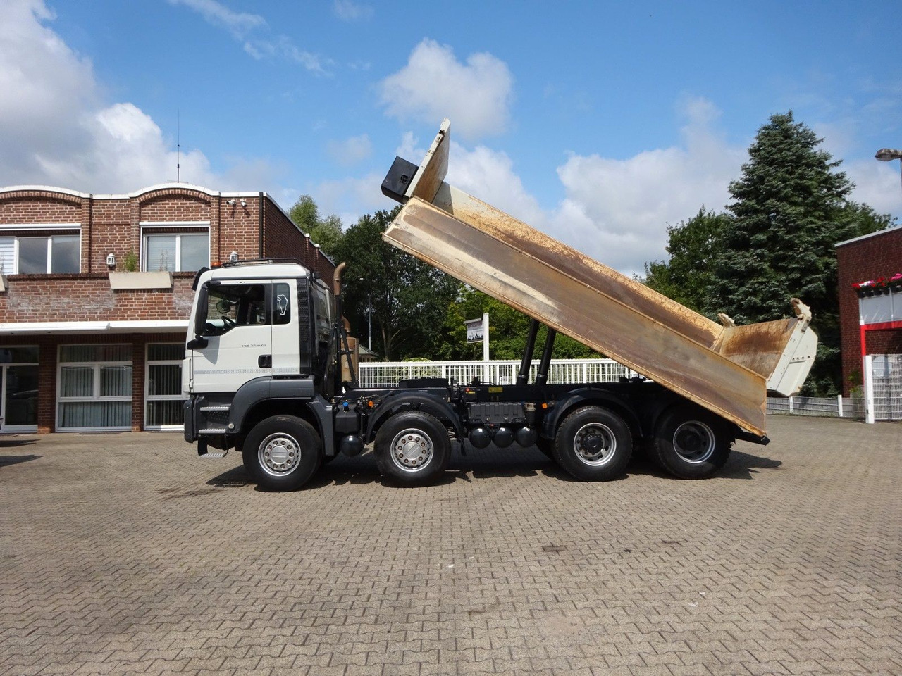 MAN 35.470 TGS MEILLER 3Skipper + Bordmatik 8x4 - Tippbil lastbil: bild 4 MAN 35.470 TGS MEILLER 3Skipper + Bordmatik 8x4 - Tippbil lastbil: bild 4