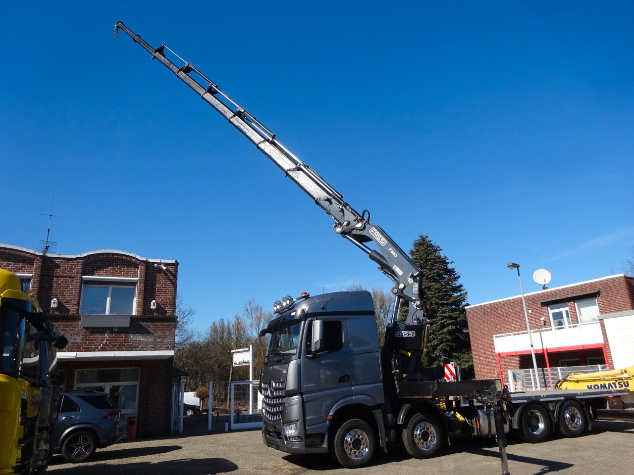 Mercedes-Benz 3453  Plattform + Fassi F820 Kran  8x2 Mercedes-Benz 3453 FASSI F820 Kran 8x Hydr. Ausschub - Kranbil, Flakbil: bild 5 Mercedes-Benz 3453  Plattform + Fassi F820 Kran  8x2 Mercedes-Benz 3453 FASSI F820 Kran 8x Hydr. Ausschub - Kranbil, Flakbil: bild 5