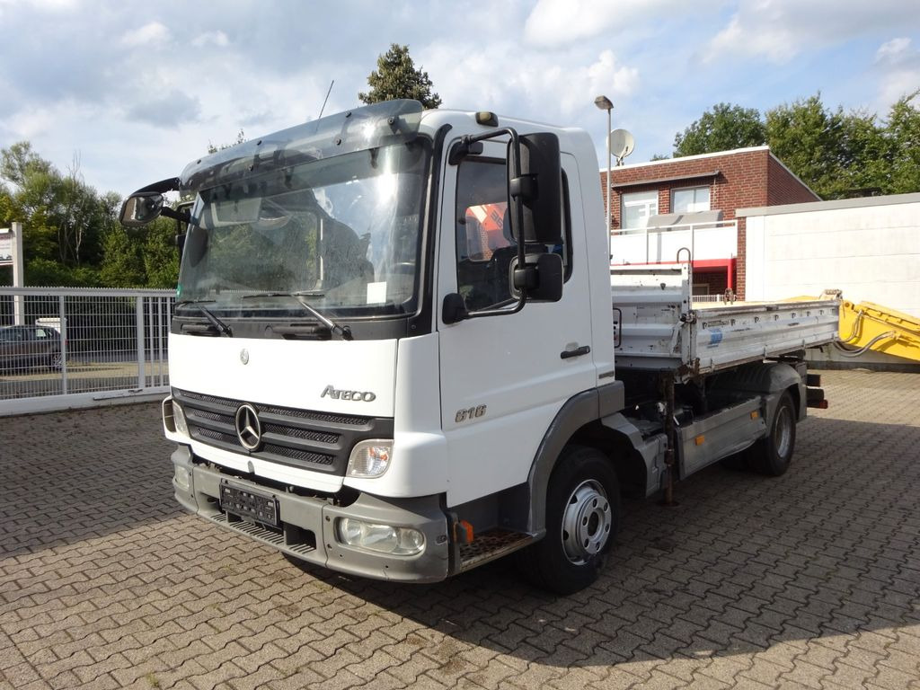 Mercedes-Benz 818 Atego MEILLER 3Skipper + Terex 36.2 Kran 4x2 - Transportbil med tippflak: bild 2 Mercedes-Benz 818 Atego MEILLER 3Skipper + Terex 36.2 Kran 4x2 - Transportbil med tippflak: bild 2