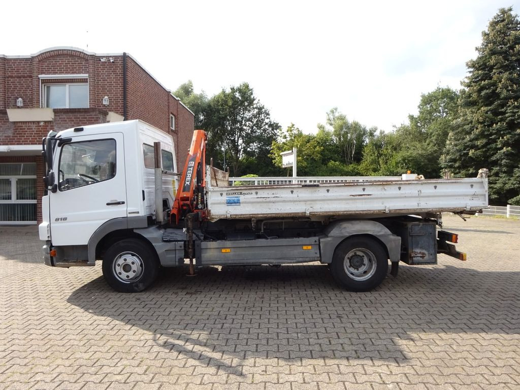 Mercedes-Benz 818 Atego MEILLER 3Skipper + Terex 36.2 Kran 4x2 - Transportbil med tippflak: bild 3 Mercedes-Benz 818 Atego MEILLER 3Skipper + Terex 36.2 Kran 4x2 - Transportbil med tippflak: bild 3