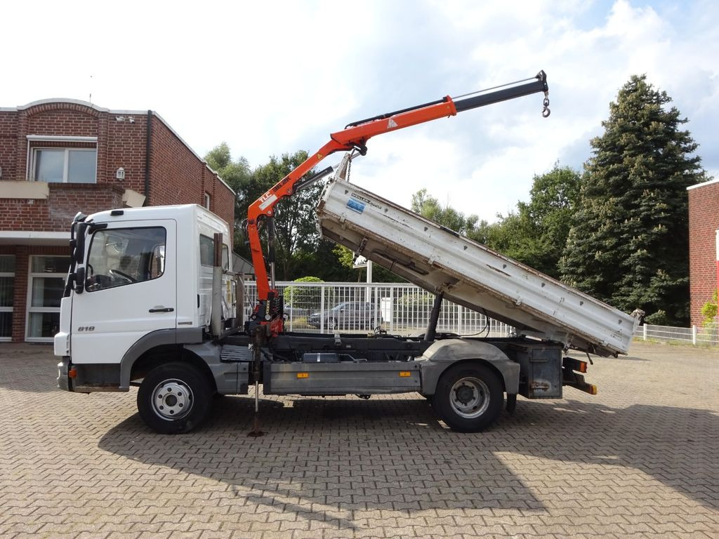 Mercedes-Benz 818 Atego MEILLER 3Skipper + Terex 36.2 Kran 4x2 - Transportbil med tippflak: bild 4 Mercedes-Benz 818 Atego MEILLER 3Skipper + Terex 36.2 Kran 4x2 - Transportbil med tippflak: bild 4