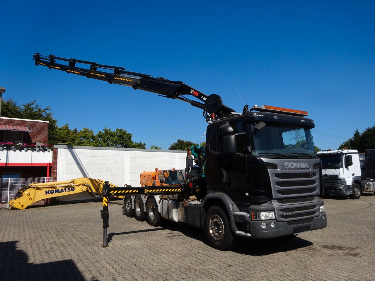 Scania R490 Abroller + HIAB 302E-6 Bj.2021 !Kran TRIDEM Scania R490 Abroller + HIAB 302E-6 Kran *BJ 2021* - Kranbil, Lastväxlare lastbil: bild 1 Scania R490 Abroller + HIAB 302E-6 Bj.2021 !Kran TRIDEM Scania R490 Abroller + HIAB 302E-6 Kran *BJ 2021* - Kranbil, Lastväxlare lastbil: bild 1